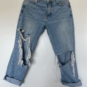 Topshop Hayden Distressed Jeans